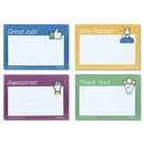 Awesome Haftnotizen - Wertsch&auml;tzung und Motivation im Team steigern mit 200 Kudos Haftnotzien DIN A7