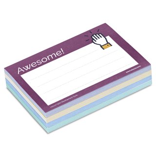 Awesome Notes Value Pack: Increase Appreciation and Motivation in your Team with 1200 Kudos Sticky Notes DIN A7