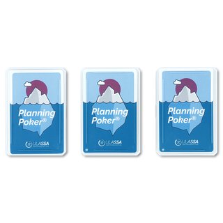 Planning Poker Karten 3er Set (12 Spieler) - Original Ulassa version